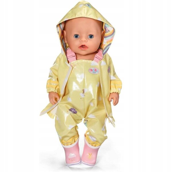 Baby Born Deluxe Regenbekleidungsset 43 cm Gelb für Puppen