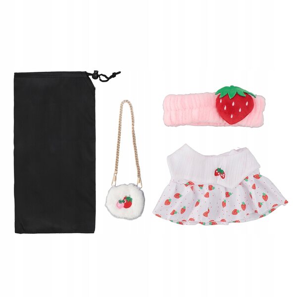 Bekleidungsset für die Born-Puppe mit Baumwollkleid und Accessoires
