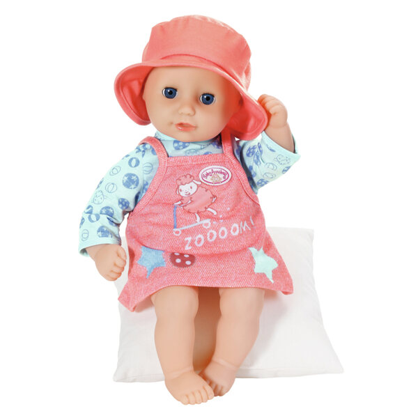 Baby Annabell Kleidung 36 cm – Bequemes Kleid oder Latzhose für Puppen