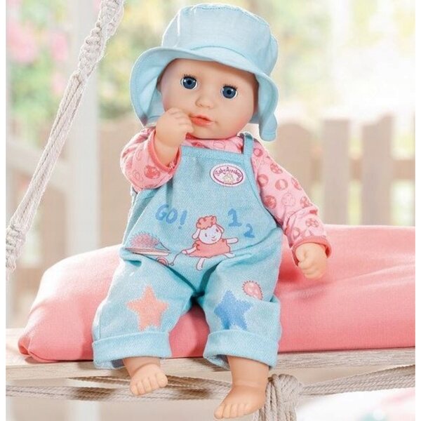 Baby Annabell Kleidung 36 cm – Bequemes Kleid oder Latzhose für Puppen