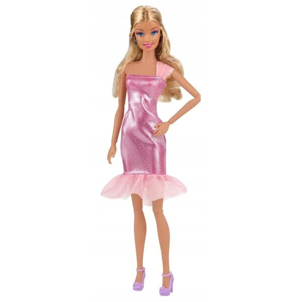 Ein Puppenschrank mit Accessoires, Kleidung und einer 30 cm großen Alice-Puppe