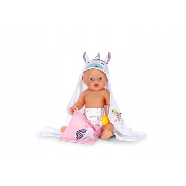 BABY born Unicorn Kapuzenhandtuch-Set für Kinder ab 3 Jahren