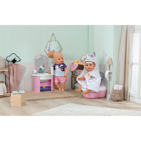 BABY born Unicorn Kapuzenhandtuch-Set für Kinder ab 3 Jahren