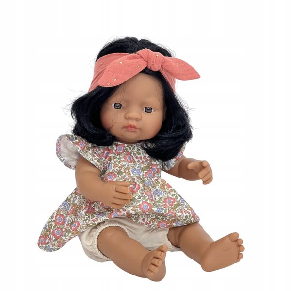 Miniland 38 cm große lateinamerikanische Puppe mit einem Satz Przytullale-Kleidung