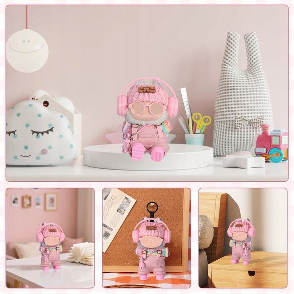 Costume per Bambole Labubu 1-3 Gen per Bambole da 17cm, Abbigliamento Premium