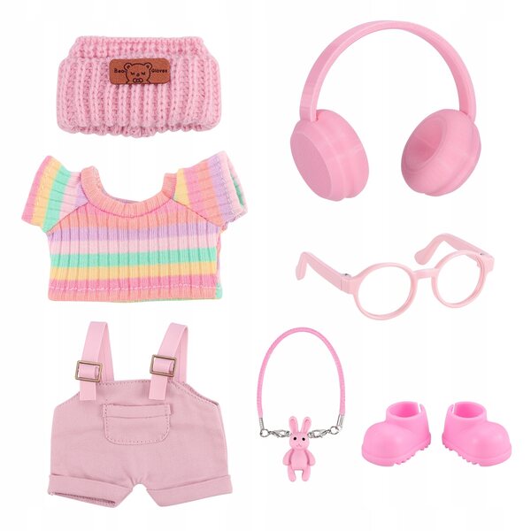 Costume per Bambole Labubu 1-3 Gen per Bambole da 17cm, Abbigliamento Premium