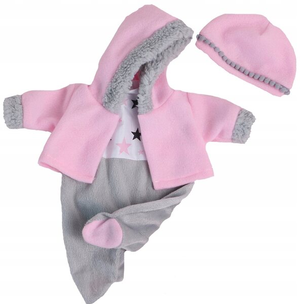 Vestiti per bambola 32 cm con cappuccio Smily Play, abbigliamento originale