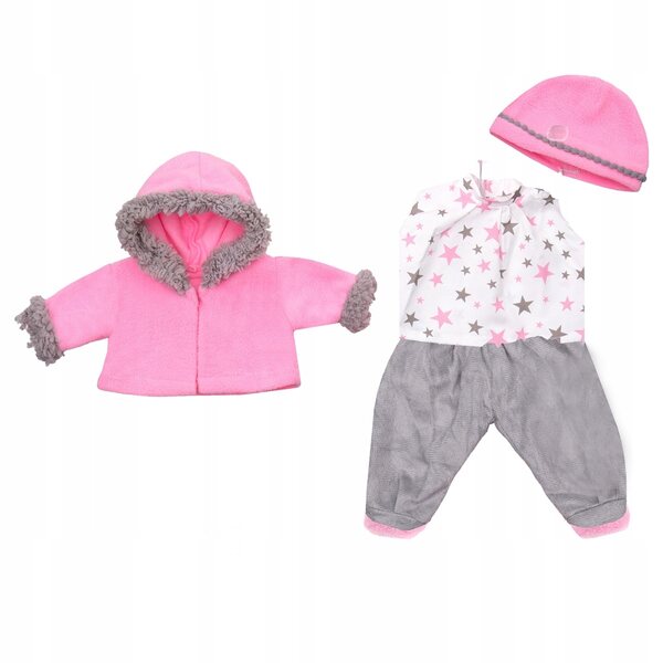 Vestiti per bambola 32 cm con cappuccio Smily Play, abbigliamento originale