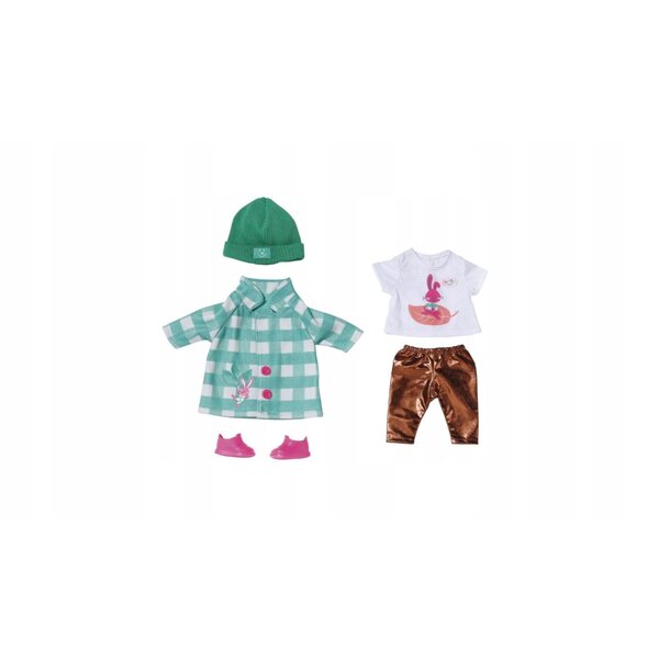 Completo Baby Born Deluxe 43 cm con Piumino, Leggings e Cappellino per Bambole