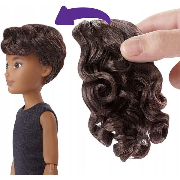Mattel Creatable World 27 cm große Puppe mit Kleidung und Accessoires zum Verkleiden