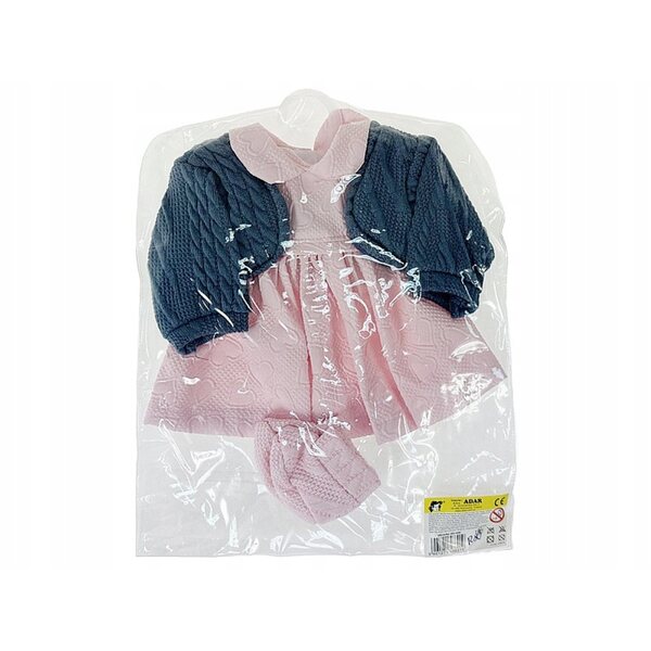 Hochwertiges 40-cm-Puppenbekleidungsset mit Kleid und Bolero