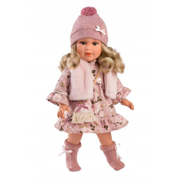 Garnitur Llorens P540-42 für 40 cm Puppe, rosa, handgefertigtes 5-teiliges Set
