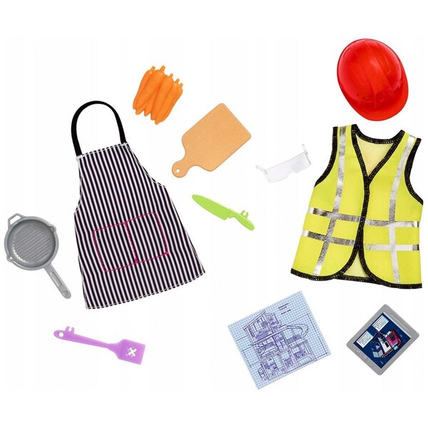 Mattel Barbie Set Abbigliamento Carriera GLH57 - 8 esclusive tenute e accessori