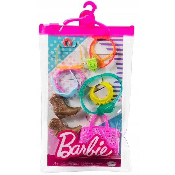 Mattel Barbie Accessori Western Fashion Originali per Bambini 3+