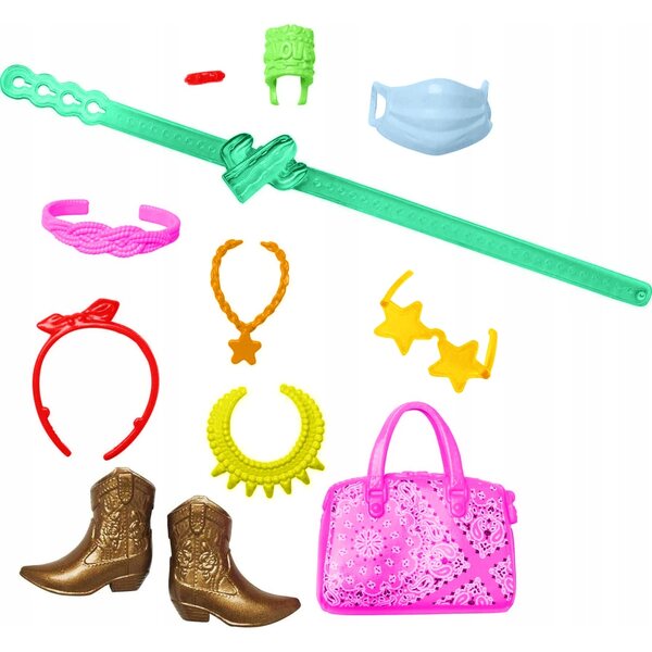 Mattel Barbie Accessori Western Fashion Originali per Bambini 3+