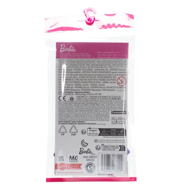Barbie Fashionistas Ubranka set abiti e accessori moda per bambole trend