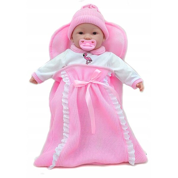 Sacco a pelo per bambola 45 cm Adar - tessuto certificato CE, EN71 per bambini 3+