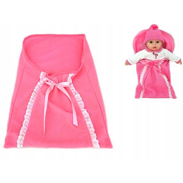 Sacco a pelo per bambola 45 cm Adar - tessuto certificato CE, EN71 per bambini 3+