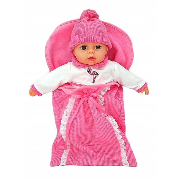 Sacco a pelo per bambola 45 cm Adar - tessuto certificato CE, EN71 per bambini 3+