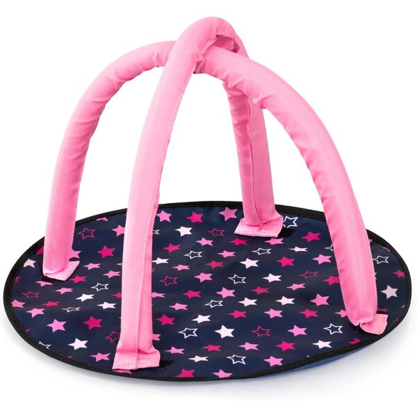 Zubehörset für Bayer Design Puppen: Hochstuhl, Schlafsack, Bogenspiele und Spielzeug 3+