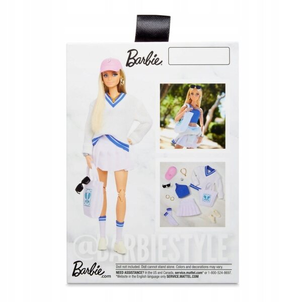 Barbie Tennisbekleidungsset mit Sportzubehör für Kinder ab 3 Jahren
