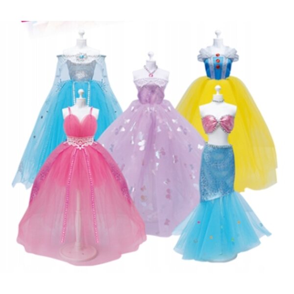 Kreativset zum Gestalten von Kleidung für ProNice-Puppen mit Modeaccessoires