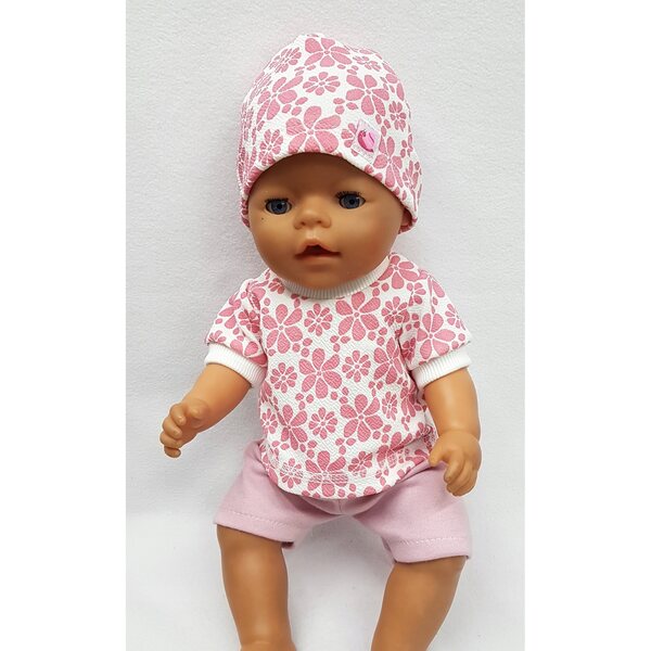 Completo estivo per bambola Born 42-45 cm, abbigliamento made in Poland