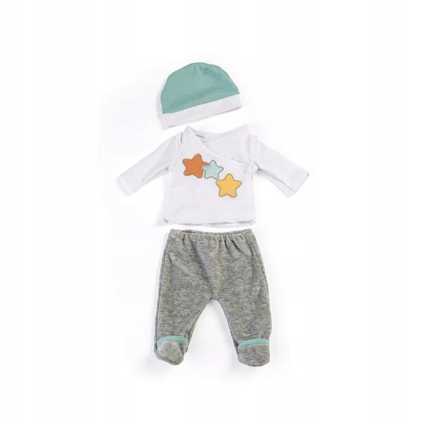 Pigiama Miniland per bambole 38-40 cm con cappellino, set doppio pezzo