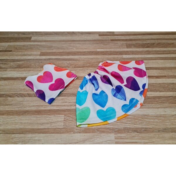 Completo abbigliamento per bambola Paola Reina 32 cm con blusa e gonna