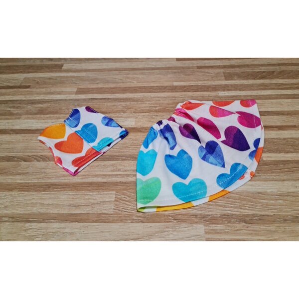 Completo abbigliamento per bambola Paola Reina 32 cm con blusa e gonna