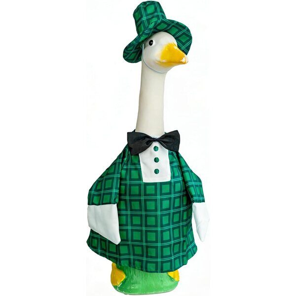 Festliche Gänsekostüme 17 cm für Weihnachten, Winter und St. Patrick's Day – komplettes Puppenmode-Set
