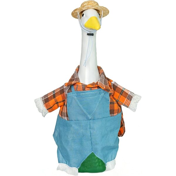 Festliche Gänsekostüme 17 cm für Weihnachten, Winter und St. Patrick's Day – komplettes Puppenmode-Set