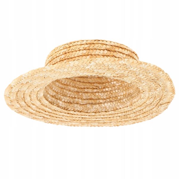 Mini cappello di paglia intrecciato per decorazioni e artigianato DIY
