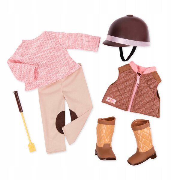 Our Generation - Stivale e Abbigliamento da Equitazione per Bambole 45 cm