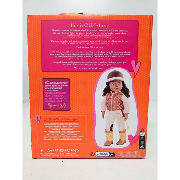 Our Generation - Stivale e Abbigliamento da Equitazione per Bambole 45 cm
