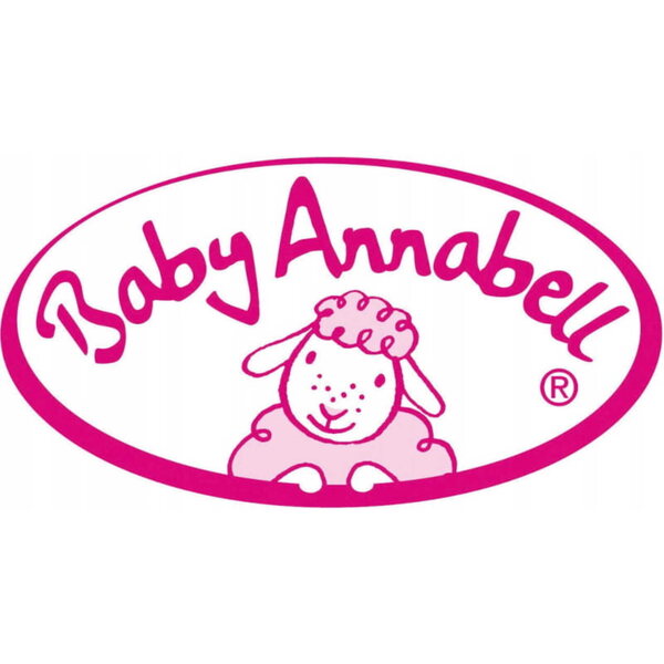 Abito Rosa Baby Annabell per Bambole 39-46 cm con Fiore Decorativo e Gancio
