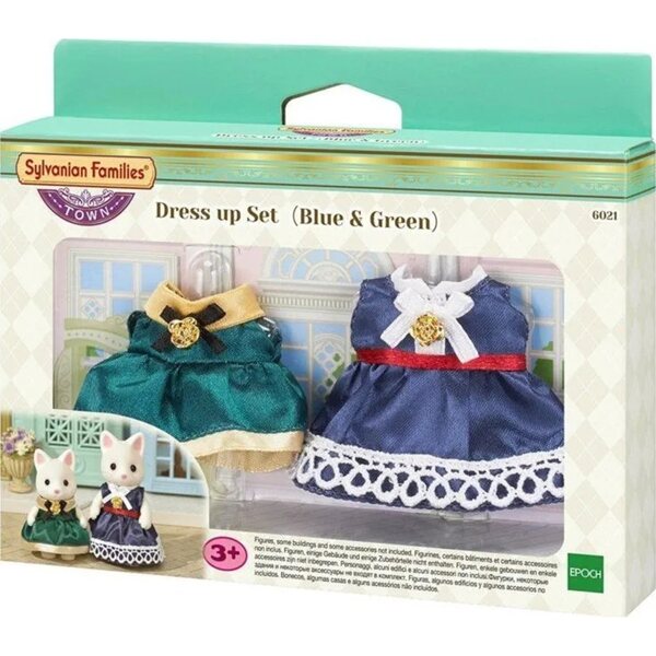 Sylvanian Families Set Eleganti Vestiti per Figure con 2 Abiti in Satin