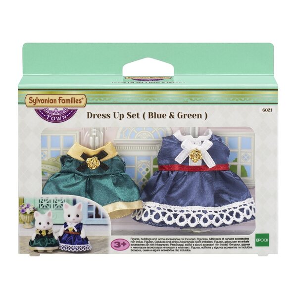 Sylvanian Families Set Eleganti Vestiti per Figure con 2 Abiti in Satin