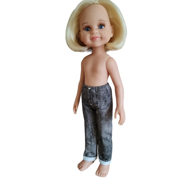 Jeanshose für Paola Reina Puppe 32 cm – Kleidung für spanische Puppen