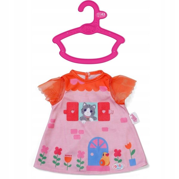 BABYborn Hausmuster-Kleid für 43 cm große Puppen, interaktives Kleid
