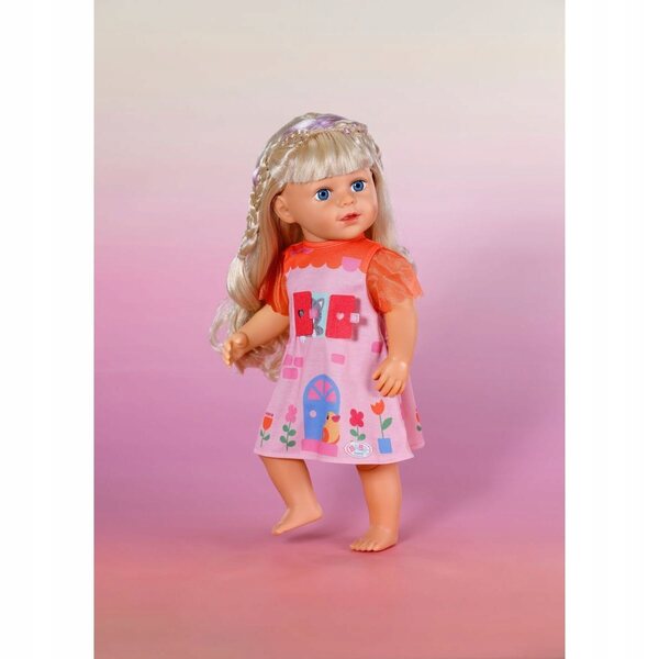 BABYborn Hausmuster-Kleid für 43 cm große Puppen, interaktives Kleid