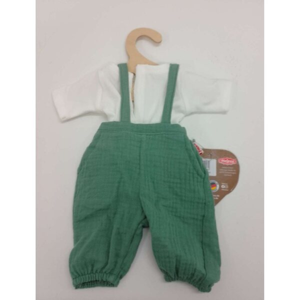 Heless 2416 - Set 2 pezzi abbigliamento per bambole in cotone organico 35-45 cm