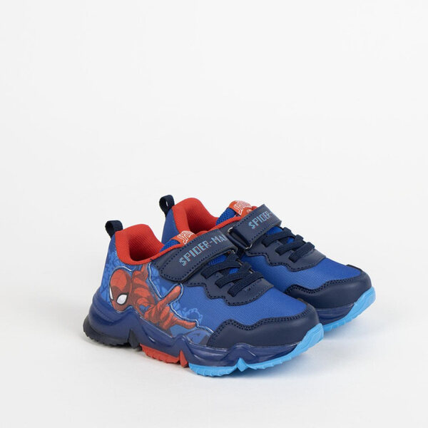 Kinder-Spider-Man-LED-Schuhe mit Blinklicht, Größe 32