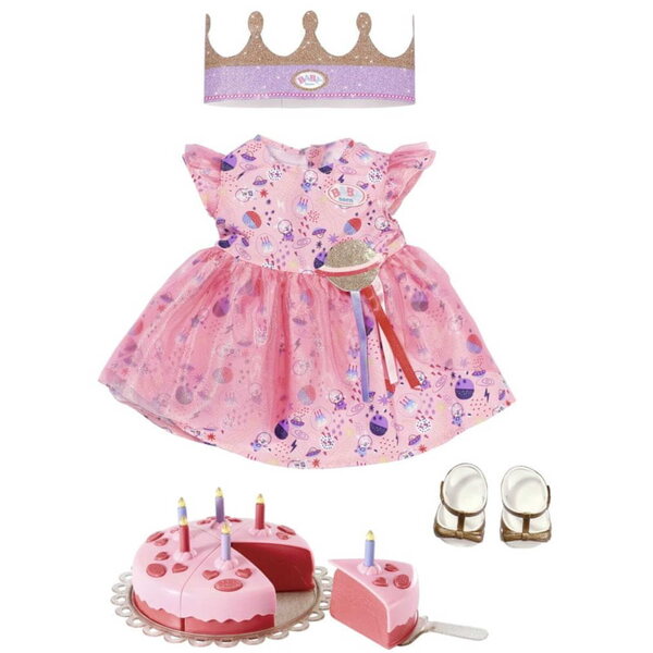 BABY born Komplettset Deluxe Birthday Edition 43 cm mit Kuchen und Zubehör