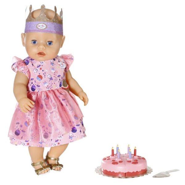 BABY born Komplettset Deluxe Birthday Edition 43 cm mit Kuchen und Zubehör