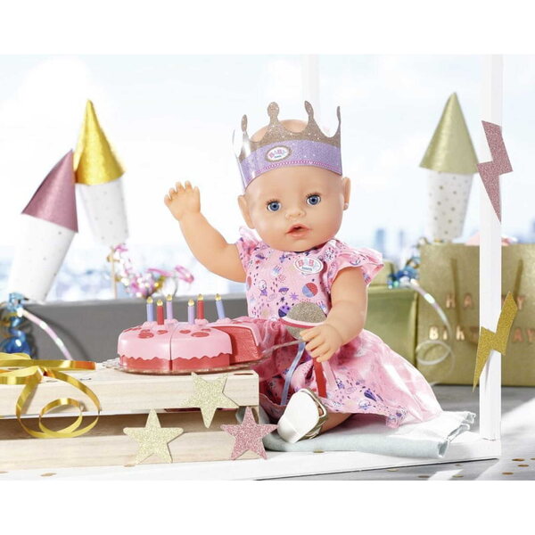 BABY born Komplettset Deluxe Birthday Edition 43 cm mit Kuchen und Zubehör