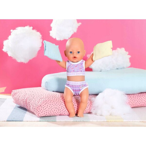 BABY Born Bielizna für Puppen 43 cm – Mehrfarbiges 3-teiliges Set