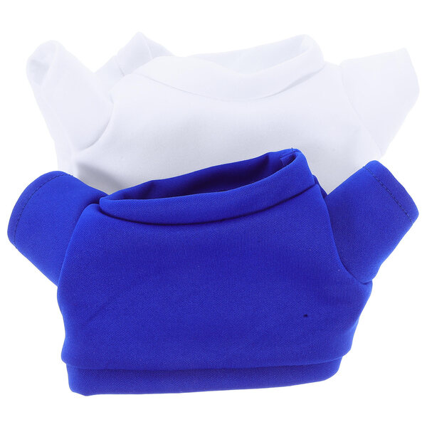 2 Stück weiche Kleidung für Teddybären und Puppen – bunte T-Shirts