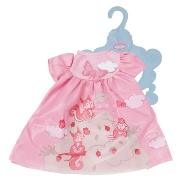 Baby Annabel Zapf Creation rosa Kleid für eine 43 cm große Puppe mit Kleiderbügel