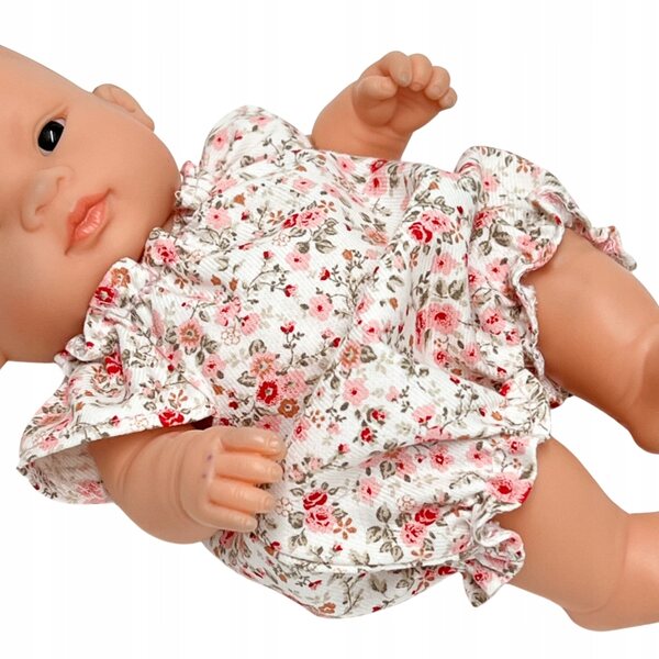 Kombinezon rosa Miniland Baby per bambole 21 cm in cotone di qualità